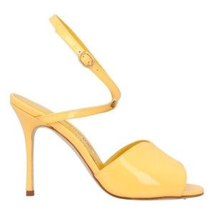 Manolo Blahnik Hourani 105 Sandal Yellow - NWT